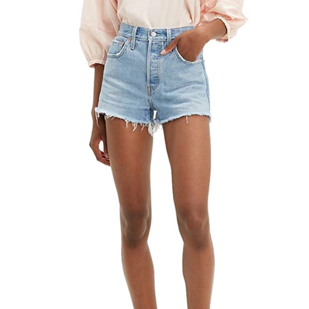 Levi's Women's 501 Original Shorts Size 25 Luxor Baked EUC